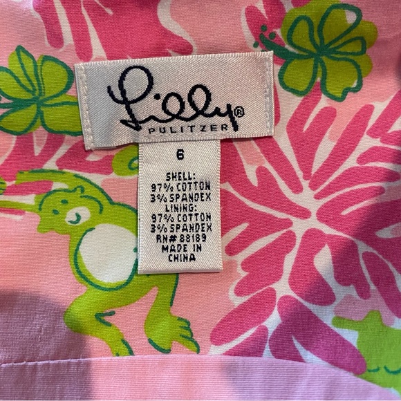 Lilly Pulitzer Phipps Pink Mommy & Me Delphine Top Monkeys Sequin Detail 6 - Picture 10 of 10